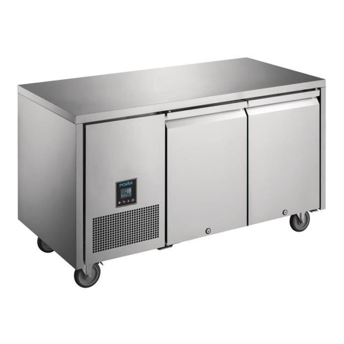 Table inox réfrigérée tropicalisée négative 267 Litres 2 portes GN 11 230 V MONO - vue 2