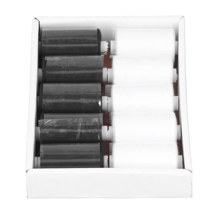 Fil à coudre QQMORA Noir et blanc 10 pièces Haute résistance — free download