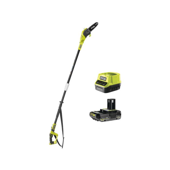 Pack RYOBI Elagueur à chaine sur perche OPP1820 18V One+ 1 Batterie 2.0Ah 1 Chargeur rapide - vue 2