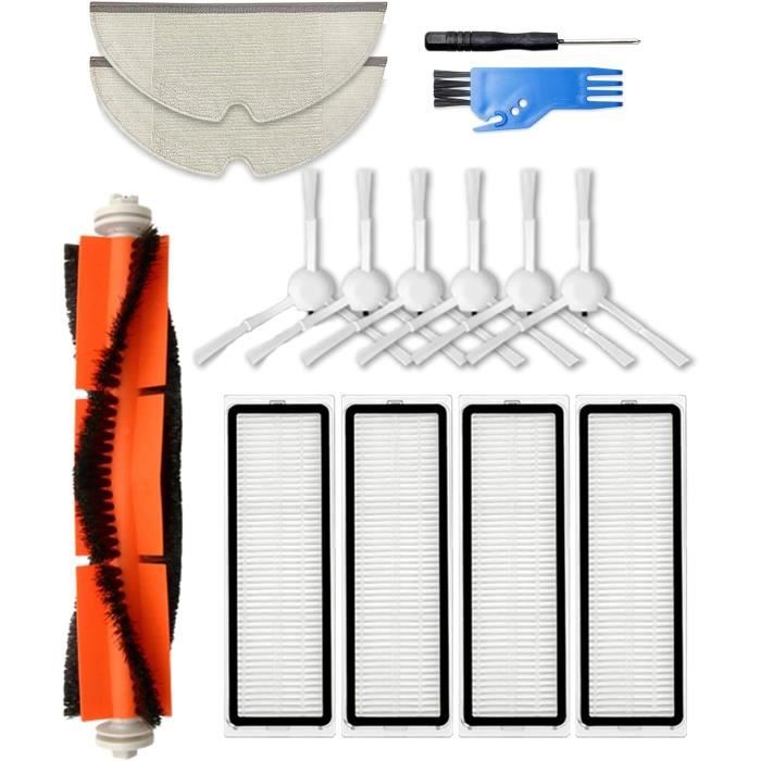 Serpillières Rechange ECOVACS Deebot T50 Pro - Lot De 5 - Microfibre Efficace - Nettoyage Robot