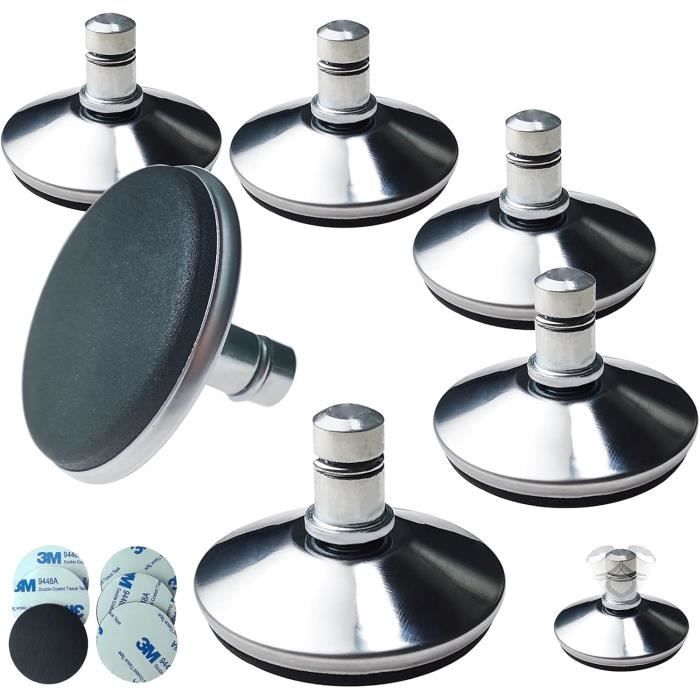 Lot De 5 Roulettes Pour Chaise De Bureau - 11x22 Mm, Pivotantes 360°, Silencieuses, Sans Rayures - 11