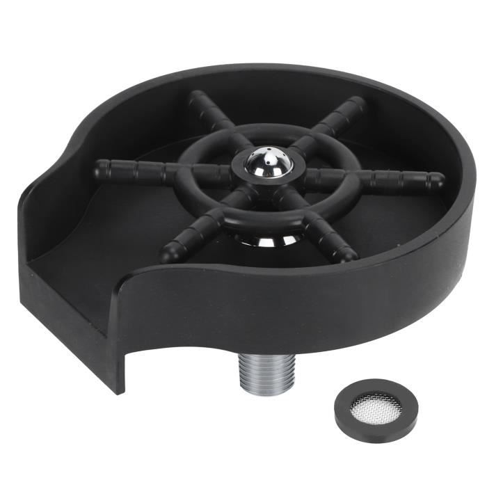 Rince-verre DIBTSA Avec Robinet Multi-angles - Inox Et Silicone - Neuf