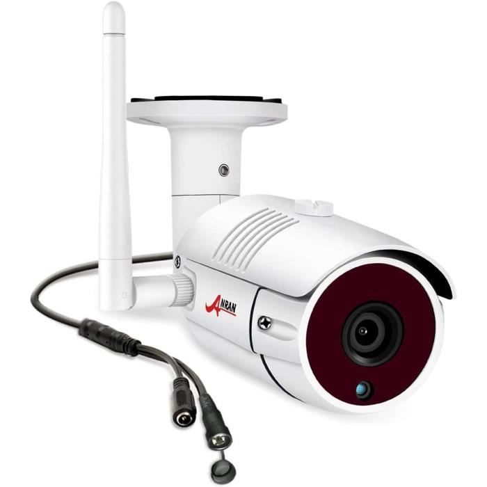 Caméra Surveillance Extérieure ANRAN 5MP WiFi - Panneau Solaire Intégré, Vision Nuit Couleur, Détection Humaine - Sans Fil
