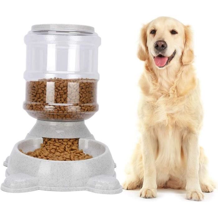 Comparer les prix de TUANTALL Distributeur De Croquettes Distributeur Croquettes pour Chat Chien Bol Alimentaire Chiots d'alimentation Pet [500]