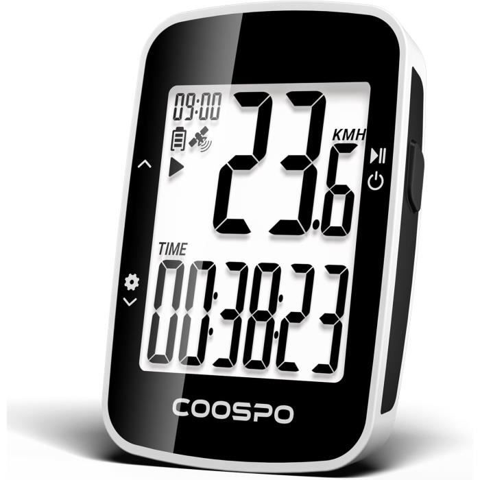 Ordinateur De Vélo GPS Sans Fil CYCPLUS – ANT+ / Bluetooth – Étanche IPX6 – Compteur De Vitesse