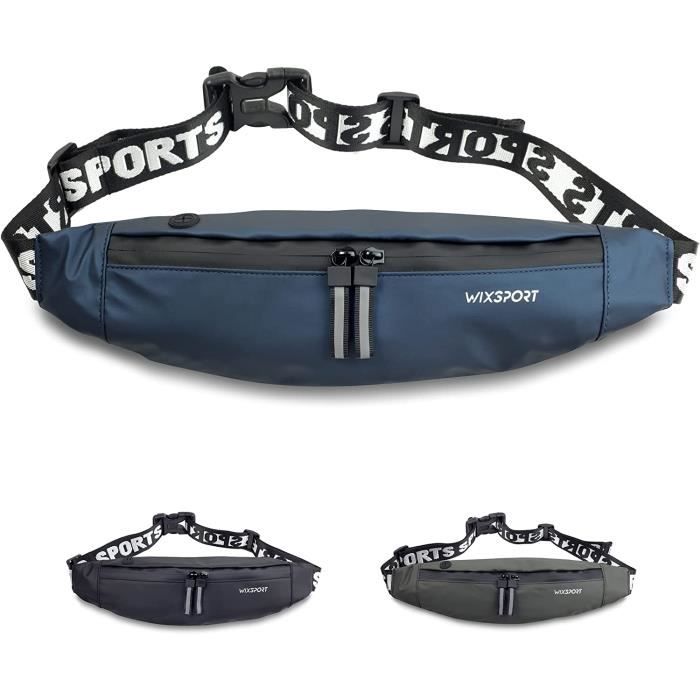Sac Banane Sport étanche Lycra - Poche Téléphone, Ceinture Réglable 65-115 Cm, Pour Running, Vélo