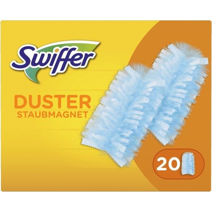 Swiffer Duster Kit de Dépoussiérage, 1 Plumeau + 5 Recharges