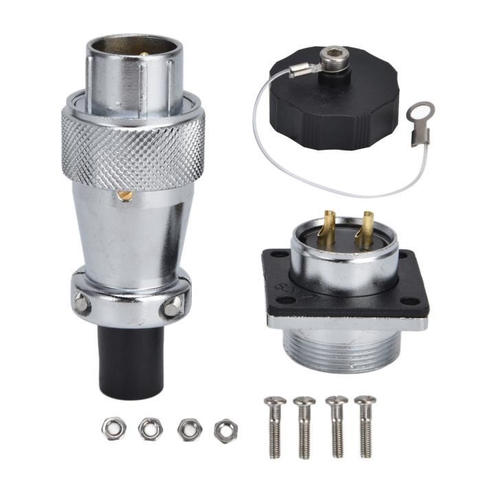 Connecteur D'aviation étanche à Angle Droit, Montage Sur Panneau