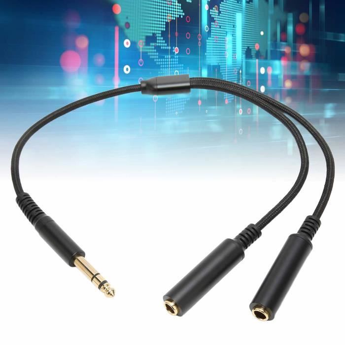 Splitter Audio Stereo Jack 3.5 Mm La 2 X Jack 3 Pini T-M 1m Alb, Delock - Foto 9