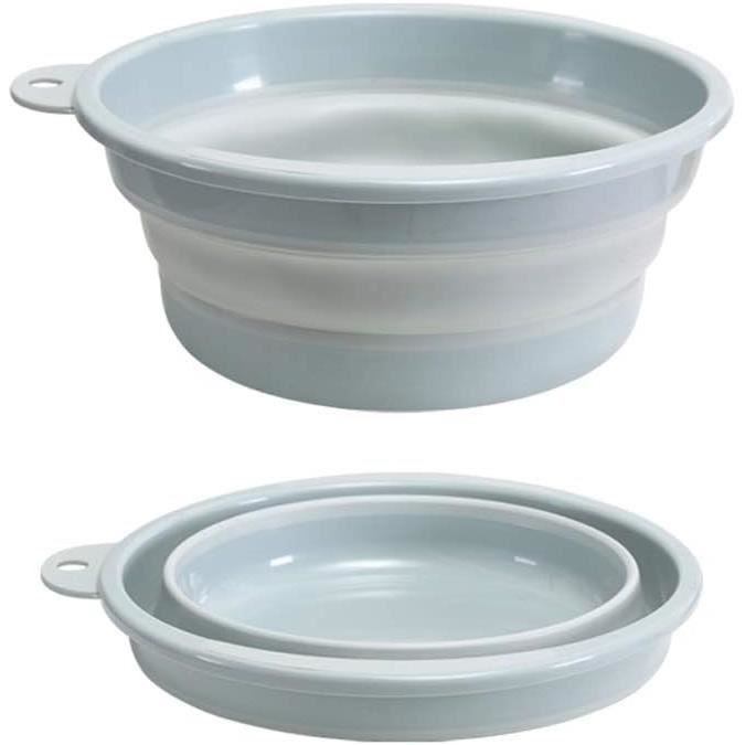 Lavabo En Plastique épais De Grande Capacité Pour Laver Le Visage, Les Vêtements, La Vaisselle Ronde, La Vaisselle De Camping, La Vaisselle Portable Pour Légumes Et Fruits, Pour La Maison, Le(M