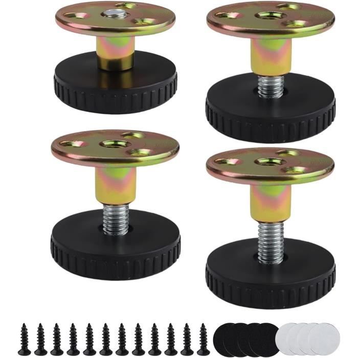 Table Pied Reglable Pour Meuble 5cm 4 Pièces Pieds Meuble Pieds De