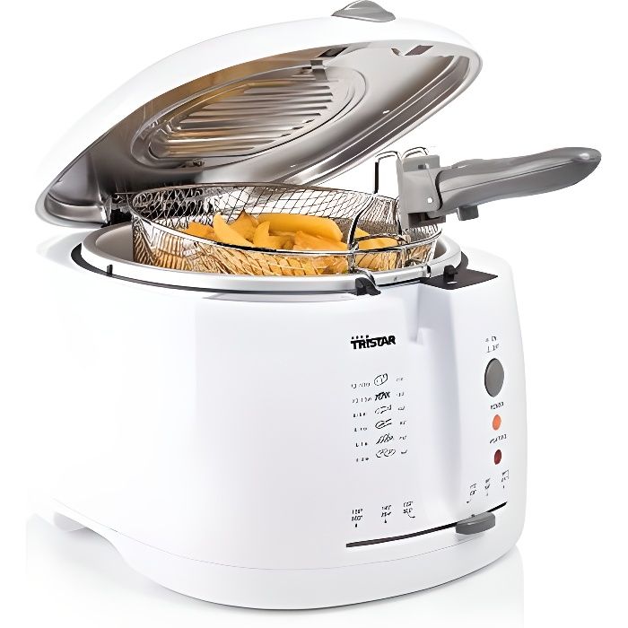Friteuse Tristar FR-6904 – contenance  : 2,5 litres – Extérieur « cool touch » FR-6904