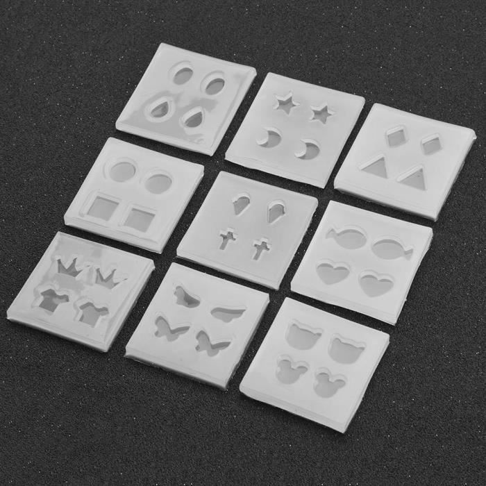 4 Moules En Silicone Pour Boucles D'Oreilles - Motif Fille Anime - Flexibles, Réutilisables - Pour Résine, Pâte Polymère, DIY Bijoux