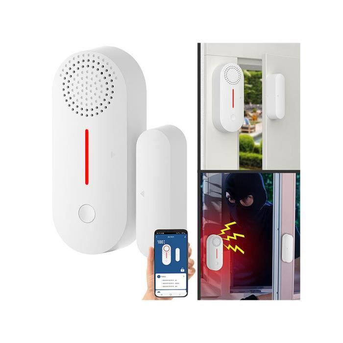 Alarme pour porte et fenêtre connectée XMD-104.app compatible  Alexa  et Google Assistant - Cdiscount Bricolage