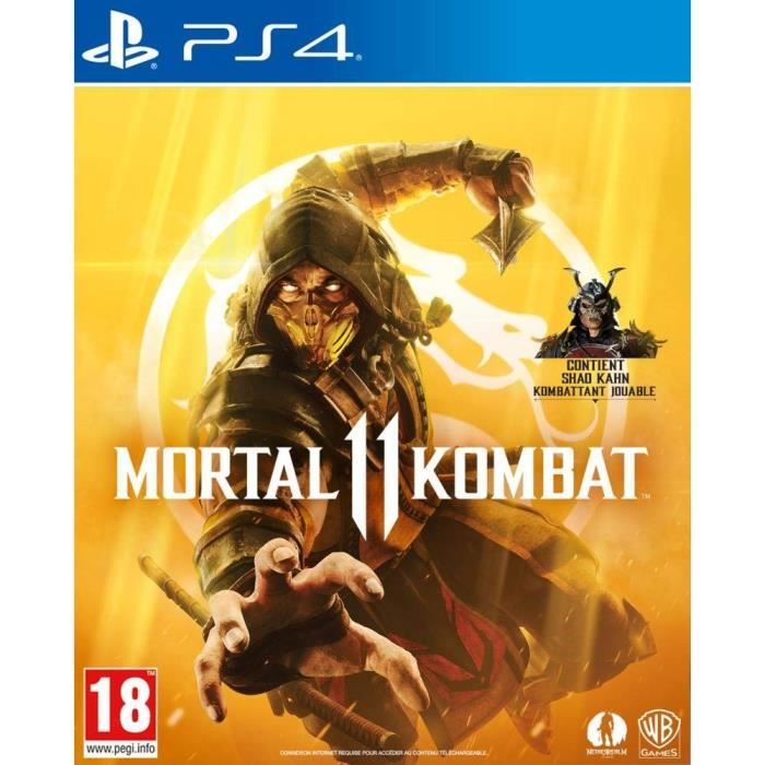 Jeu vidéo - MORTAL KOMBAT - Mortal Kombat 11 - PS4 - Edition Standard - 2018 - Personnalisation avancée Reconditionné - Warner Bros. reconditionné disponible sur Cdiscount Seconde Vie