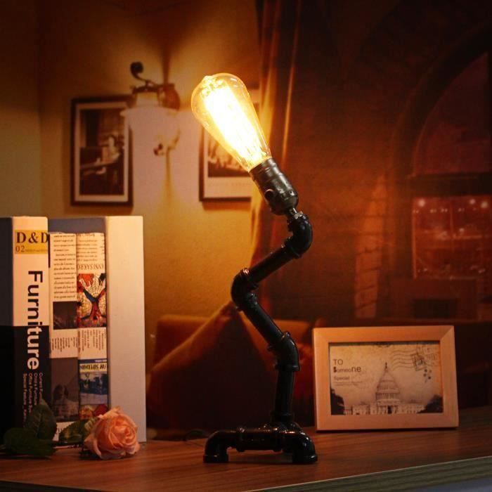 Vintage Lampe Electrique de Bureau à Poser Luminaire de Table Jour en ...