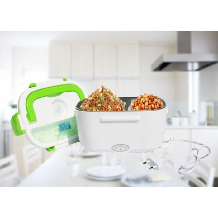 Boîte à Déjeuner Électrique Alimentaire Chauffante Bleu - Maison