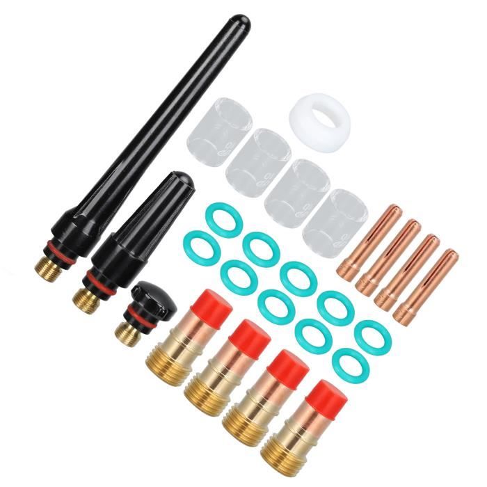5 Joints Isolants PTFE Pour Torche Soudage TIG WP17 WP18 WP26 - Référence 18CGG - Lot De Remplacement Facile - 3