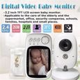 ss-33-BabyPhone numérique vidéo Sans fil Multifonctions ÉCOUTE BÉBÉ Video Camera Surveillance C1637-1
