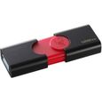 Clé USB - KINGSTON - DataTraveler 106 DT106 - 128 Go - USB 3.1 Gen 1 - Noir - Rouge-1