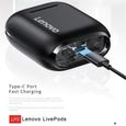 Écouteurs sans fil Lenovo LivePods LP2 Bluetooth 5.0 - Noir-1