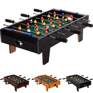 BABY-FOOT Mini Baby-Foot 70x37x25 cm, noir Noir