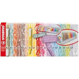 Surligneur STABILO Swing Cool Pastel - Bleu Nuage, Pointe 1+4mm, Anti-Dessèchement 4h - Idéal Pour Études Et Bureau