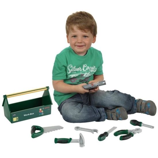 BOSCH - Jouet - Caisse à outils avec visseuse pour enfant - Cdiscount Jeux  - Jouets