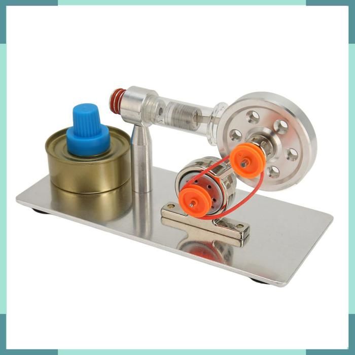 Kit Moteur Stirling – Modèle à Air Chaud Éducatif DIY à Faire Soi-même Expérience Moteur Chaud/froid