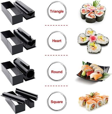 Kit Sushi Maker AGPTEK 11 Pièces - Moules à Sushi Et Maki Avec Couteau Expert