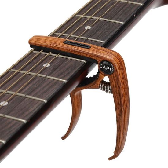 Capodastre De Luxe Pour Guitares Acoustiques, Ukulélé, Banjo