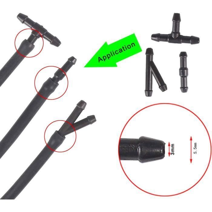 Kit De Buses De Lave-glace Pour Chrysler/Dodge/Jeep/Ram Tuyau Kit De Buses De Lave-glace Pour Chrysler/Dodge/Jeep/Ram Tuyau