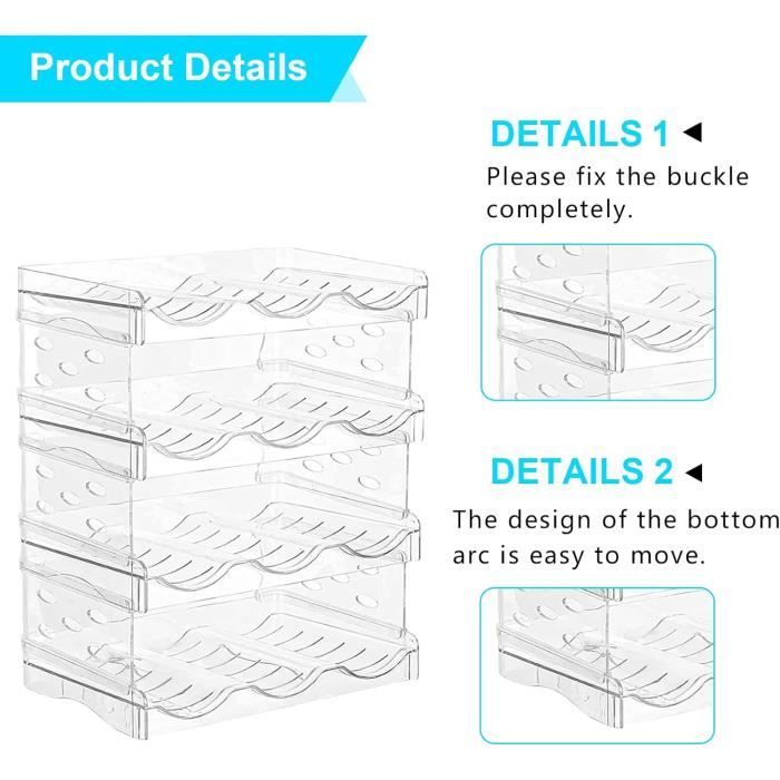 Lot De 4 Porte-bouteilles En Carton Marron MT Products - Paquet De 10, Capacité 4 Bouteilles De 12 Oz, Fabriqué Aux USA