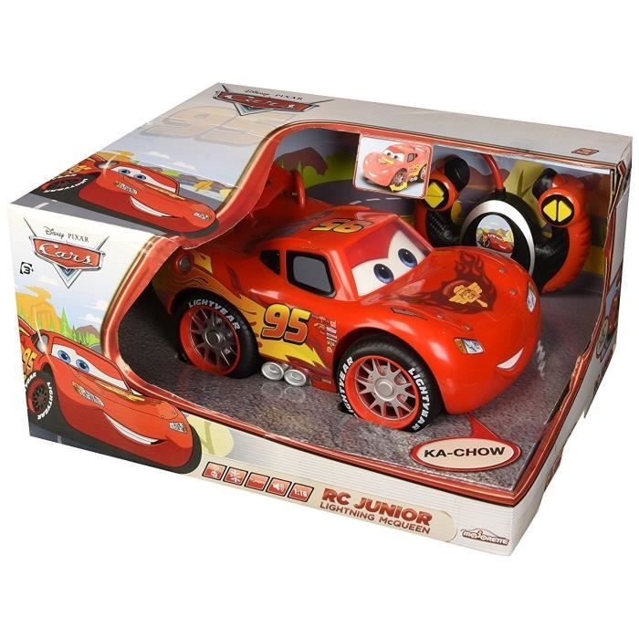 CARS Majorette Voiture RC Flash McQueen 1 16 Cdiscount Jeux Jouets