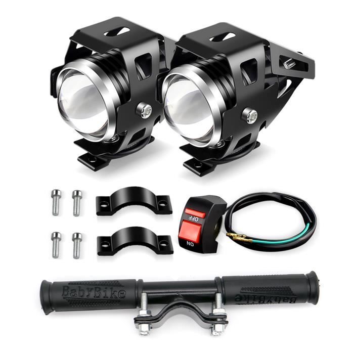 Phare Avant LED Rechargeable Pour Trottinette électrique M365 Pro, Kugoo, ETWOW - IP65, 150 Lm, Portée 300m