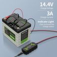 Chargeurs De Batterie Pour Auto - Chargeur Lithium Lifepo4 12v Roypow Mainteneur D entretien Pince Borne À Anneau-3