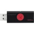 Clé USB - KINGSTON - DataTraveler 106 DT106 - 128 Go - USB 3.1 Gen 1 - Noir - Rouge-3