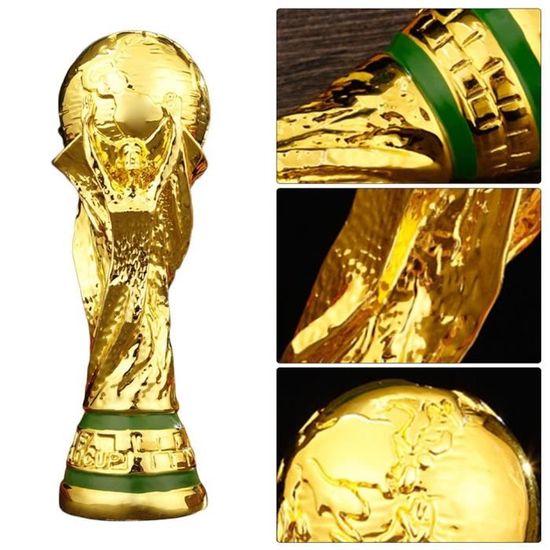 Sajy Soccer Trophy Résine Trophées de football Cadeau Coupe du Mond