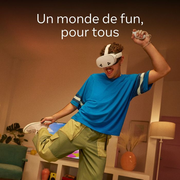  Quest 3S メタクエスト3S 128GB vrchat Casque Meta Quest 3S 128 Go-Accessoire-PC - Cdiscount