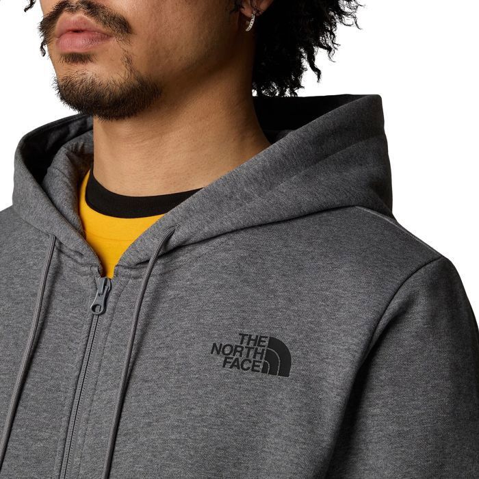 Sweat Capuche Et Zip Homme THE NORTH FACE Simple Dome Gris Sweat Capuche Et Zip Homme THE NORTH FACE Simple Dome Gris