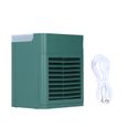 Mini climatiseur – Refroidisseur USB 3 vitesses avec humidificateur et batterie 2000mAh – Pour bureau, maison et voyage – Vert
