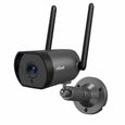 ieGeek Caméra Surveillance WiFi Exterieure Détection de Mouvement PIR Audio Bidirectionnel PC/Sirène/IP66-0