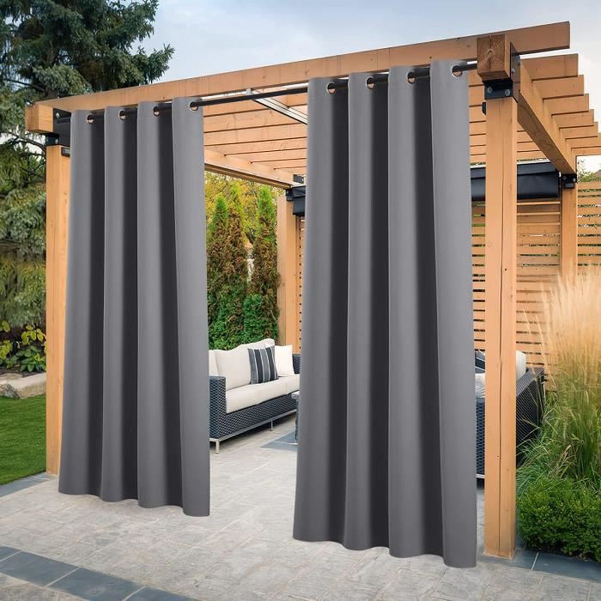 Rideau exterieur pour promo terrasse