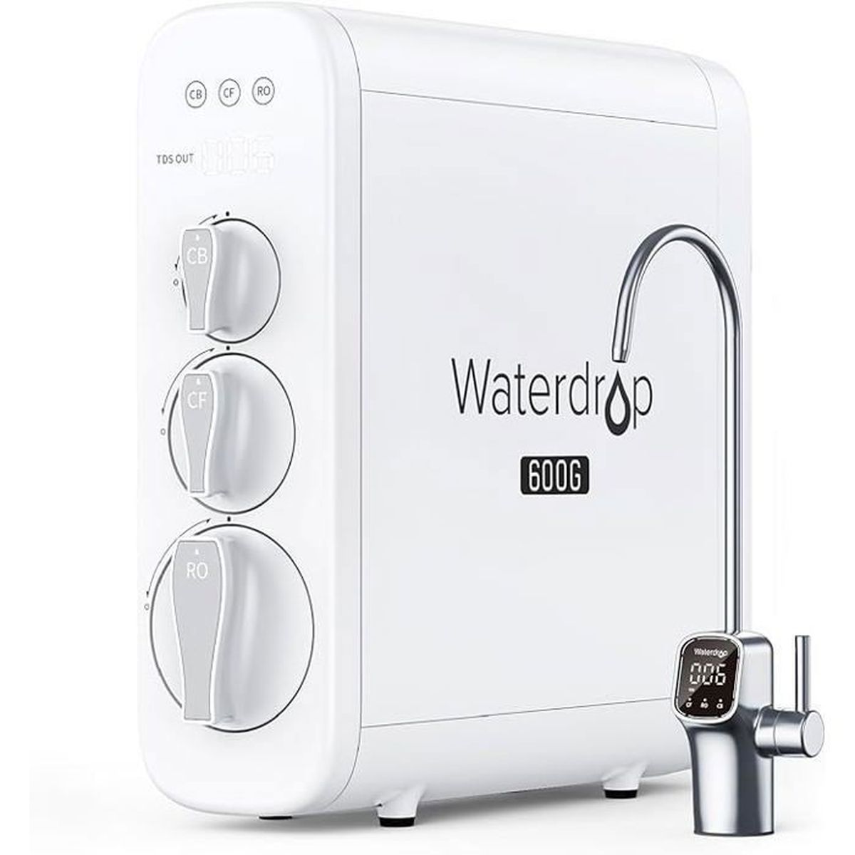 Waterdrop G3P600 Sistema a osmosi inversa, certificato NSF/ANSI 58 e