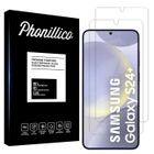 Film de protection - Phonillico® - Samsung Galaxy S24 PLUS - Pack de 2 - Verre trempé - Résistant aux rayures