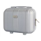 Trousse de toilette rigide vanity Alistair - Collection Airo - Abs ultra résistant - Gris
