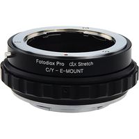Fotodiox DLX Stretch Lens Mount Adapter Compatible with Contax/Yashica (CY) Lenses on Sony E-Mount Cameras