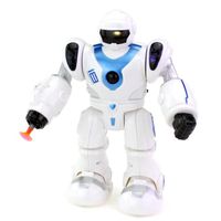 Robot de police LIAM ACCESS - Marche avec lumière et sons - Pour enfant à partir de 6 ans - Blanc