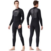 3MM Combinaison Plongée Homme Manches Longues Combinaison Néoprène pour Surf Snorkeling Natation Plongée-XL
