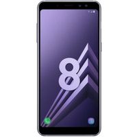 SAMSUNG Galaxy A8 2018 32 go Gris orchidée - Double sim - Reconditionné - Excellent état